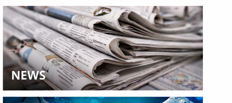 General news banner with global headlines and Saudi landmarks